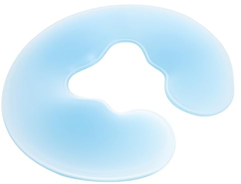 FOMIYES Face Cushion Pillow Silicone Face Down Pillow Face Spa Massage Pad for Face Massage Salon Home Massage Table Cushion Blue Salon Face Massage Pillow