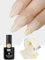 YTD Likomey Milchig Weiß mit Blattgol UV Gellack Nagellack Gel,15ml Transluzent Jelly Soak Off Nagelgel Maniküre Hautfarbe Herbst Winter Weihnachtstag Gel Nail Polish,LS10