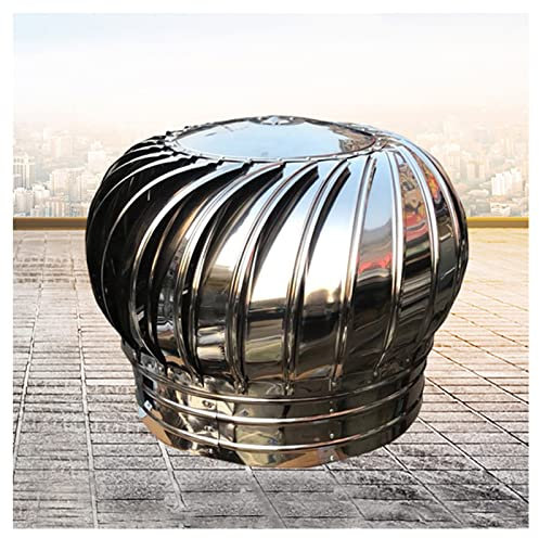 ZXCASDF Edelstahl Auspuff Cap Flue Wasserdicht Vent,Ventilator Turbine Gebläse Schornstein Regenfest Abluftventilator Belüftungsöffnung Hood Dachboden Bauernhof Fabrik,500mm
