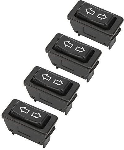 Commutateur de vitre électrique à 5 broches, commutateurs universels de levage de verre de voiture à double flèches 4PCS DC12V 24V pour automobiles