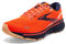 Brooks Ghost 15, Laufschuhe für Damen, Marineblaue Koralle Pfirsich, 37.5 EU