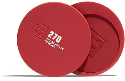 3INA MAKEUP - The No-Rules Powder 270 - Dunkelrot 3-in-1 Kompaktpuder für Augen Lippen und Wangen - Puder mit Hyaluronsäure und Ceramide - Weiches Puder Leichte Formel - Vegan - Cruelty Free