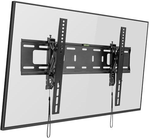 CondoMounts TVAT8164 ADVANCED Tilt TV Wall Mount For Steel Stud | NO Stud | TV Mount Metal Studs | Holds 100lbs | 37-in. to 80-in. TVs | Includes 200lbs Elephant Anchor Set with Titanium Drill Bit