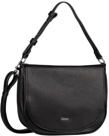 Gabor bags Alira Damen Hobo Bag Schultertasche Mittelgroß Schwarz