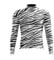 DELIGUO Adsport-Trikots Für Herren - Frühling Herbst Langarm Top Road Kleidung Radfahren Zebra Print Mantel Downhill Shirt Fahrrad Jacke Fahrrad Jersey Tragen Pullover Rennrad,Wie Gezeigt,XL