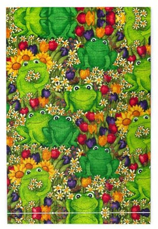 Frosch Print Premium Holzpuzzle - 1000 Teile - Plastikbox Verpackung