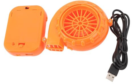 Orange Mini Fan Blower for Inflatable Costume Dinosaur Doll Mascot Head Game Clothing
