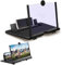 Screen Magnifier 2024 Newest Version, 3D HD Mobile Phone Screen Amplifier,screen magnifier for cell phone, cell phone projector,phone magnifier screen, Compatible with All Smartphones (black,12in)