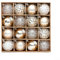 Set di palline di Natale infrangibili per albero di Natale, infrangibili, decorazioni natalizie (colore champagne)
