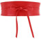 JasGood Damen Breiter Obi Gürtel Damen Taillengürtel Breiter Wickelgürtel Taille Band zum Schnüren Hüftgürtel Bindegürtel für Kleid,Rot,102cm