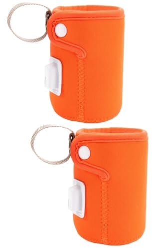ULDIGI 2pcs Portable Bottle Warmer Travel Milk Bottle Heater Car Warmer Bag Insulation Thermostat