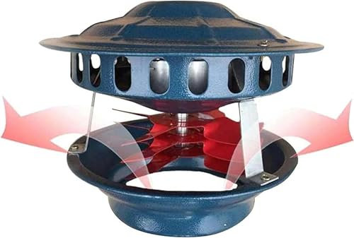 NBNBN Kaminrauchabsaugung, Ventilator Absaugventilator aktiviert durch Ventilator, Kamin und Schussproduzent, Schornsteinschussventilator für Grill Luftabzug (60 Watt