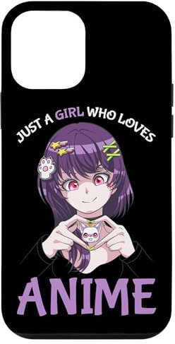 iPhone 12 mini Just A Girl Who Loves Anime Teenage Girls Merch Stuff Case