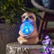 Garden Mile Solar Powered Garden Ornament - Sloth Garden Statue with Colour changing LED solar Lights Outdoor Decoration for Patio, Balcony, Gardening gifts for men and women