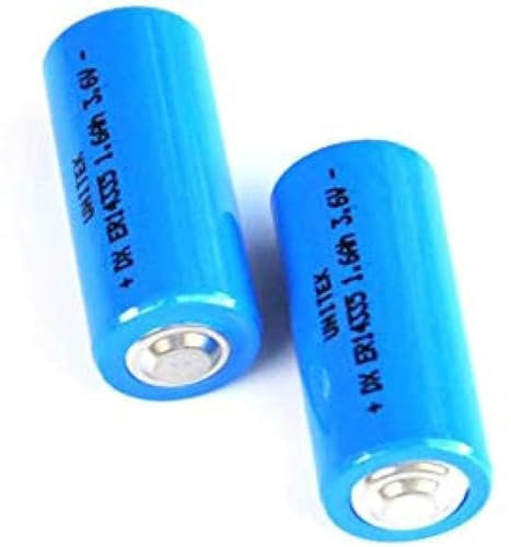 TLYA Compatible Pour 2PCS ER14335 2/3AA 3.6V Lisocl2 Lithium Batterie 2/3 AA 14335 PCL Dry Primary Cell 1600Mah Gas Meter Replace