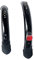 MITINGER Schutzblech Mountainbike,Fahrrad Schutzblech 14-Zoll-Klapprad-Mordguard-Kotflügel 2 STÜCKE Vordere Hinterrad-Rad-Bike-Mudguard-MTB-Fahrradflügel mit Rücklicht-Bike-Zubehör(D Brake Black)