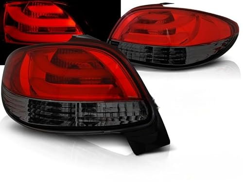 Generico LED-Rückleuchten für Peugeot 206 – Sportlicher Look und Abzeichen
