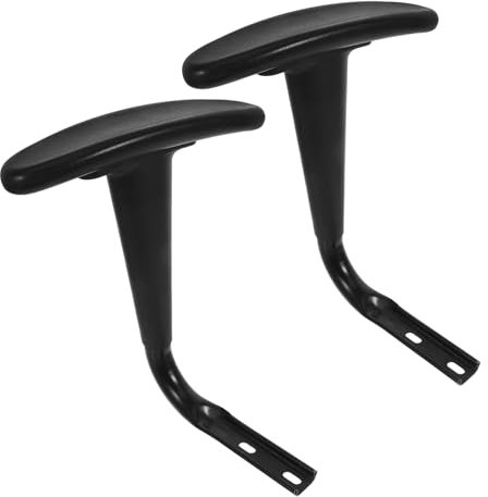 HOMSFOU 2Juegos Reposabrazos PU para Silla de Oficina y Gaming Almohadillas para Reposabrazos Ergonómicos Accesorios para Sillas de Oficina y Escritorio Compatibles Mayoría Sillas