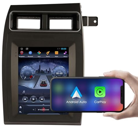 Genérico Autorradio Android 15 para Audi Q7 (2006-2015) - Pantalla táctil de 9,7, Navegación GPS, CarPlay inalámbrico, Radio FM, Receptor Bluetooth, WiFi 5G, HiFi, SWC