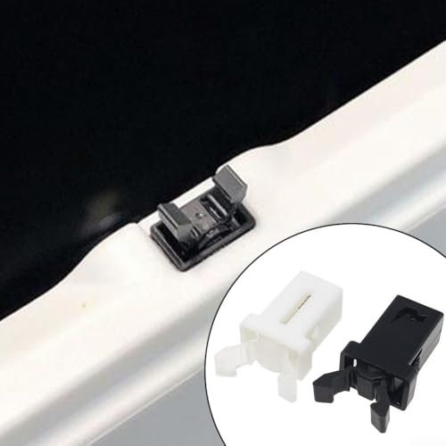 Clips de mécanisme de verrouillage automatique pour poubelles Option de réparation (Blanc-10 pièces)