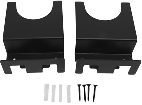 Srliya 2pcs Angle Grinder Holder Tool Wall Mount Bracket for 5 Inch Grinder Heavy Duty Angle Grinder Storage Rack for Cutters Polishers Carbon Steel