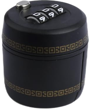 Hopzab 3-Digit Combination Lock for Wine & Whiskey Bottles, Reusable Plastic Beverage Lock, Password Lock for Wine Stopper, Hotel & Home Use.
