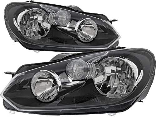 Halogen Scheinwerfersatz Scheinwerfer Satz Hauptscheinwerfer Set links rechts H15 H7 PSY24W W5W passend für VI 5K1 AJ5 517