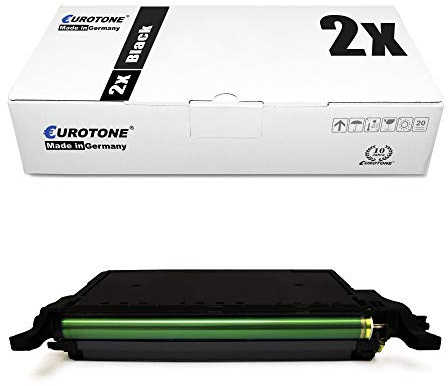 2X Eurotone Toner für Samsung CLX 6220 6250 wie CLT-K5082L K5082L Black