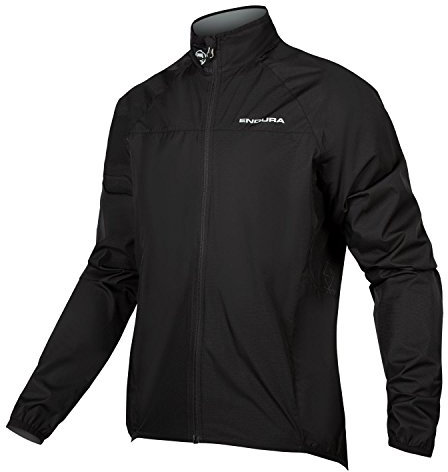 Endura Herren Xtract Fahrradjacke II | Wasserdicht | Atmungsaktiv | Kompakt verstaubar Jacke, Schwarz, L