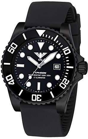 KHS Typhoon Black Steel KHS.TYBS.SB mit Silikonband schwarz