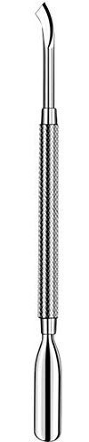 Coupe cuticules Professionnel,Pousse cuticule Instruments Double Gouge Ongles Acier Inoxydable de Broyeur en pièces Taille Cuticules Lime Angulaire Soin méticuleuse