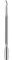 Coupe cuticules Professionnel,Pousse cuticule Instruments Double Gouge Ongles Acier Inoxydable de Broyeur en pièces Taille Cuticules Lime Angulaire Soin méticuleuse