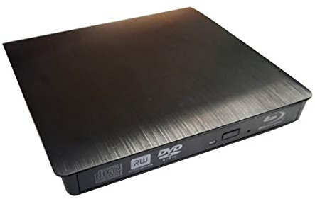 HIOD Lecteur Optique Externe Blu Ray Lecteur CD/DVD USB 3.0 CD/DVD +/- RW Brûleur Rédacteur Soutien 4k,Black