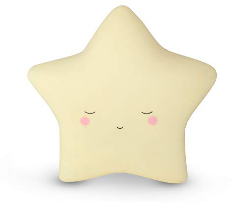 Teeny & Tiny Nachtlicht für Schlafzimmer und Kinder aus weichem Silikon, mit Batterie, Stern - 200 g