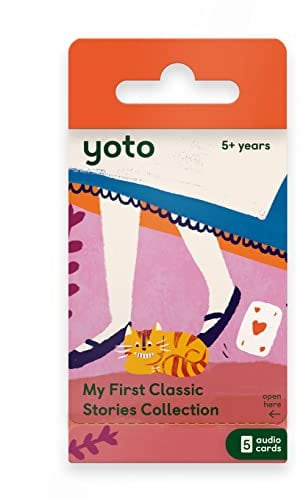 Yoto My First Classic Stories Collection – 5 Kids Audio Cards for Use with Player & Mini All-in-1 Audio Device, Educational Screen-Free Listening with Fun Playtime Bedtime Travel Stories, Ages 5+