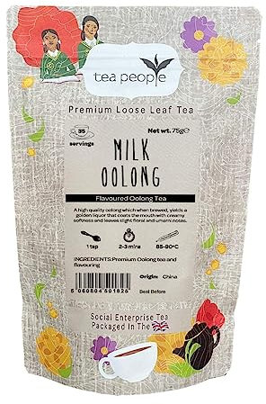 Tea People Milk Oolong - 60g Retail Pack; Chinese Oolong tea with milky flavour