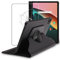 ebestStar - Coque pour Xiaomi Pad 5, Pad 5 Pro, 5G (2021), Etui Rotatif 360, Housse Protection PU Cuir, Noir + Verre Trempé