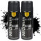 Etrexonline Pintura Spray Multicolor Profesional 400ml Adecuado Metal Madera y Plástico - Color Negro Metalizado (Paquete de 2)