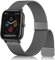 Oumida Armband Kompatibel mit Amazfit GTS/GTS 2 Mini/GTS 2 / GTS 3 / GTS 4 / GTS 4 Mini Armband, Edelstahl Metall Ersatzarmband für Amazfit Bip 3 Pro/Bip 3/Bip S/Bip U Pro/GTR 42mm, Space Grau