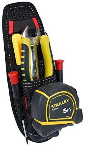 MELOTOUGH Small Tool Holder, Min Work Organizer Tool Pouch and Knife Holster with Snap Clip(1 Pack Red Color)