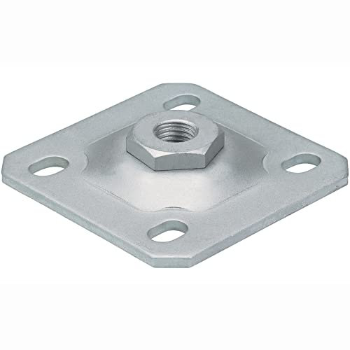 LOCINOX M16 100 x 100 mm Mauerplatte Torband Scharnier Wandplatte