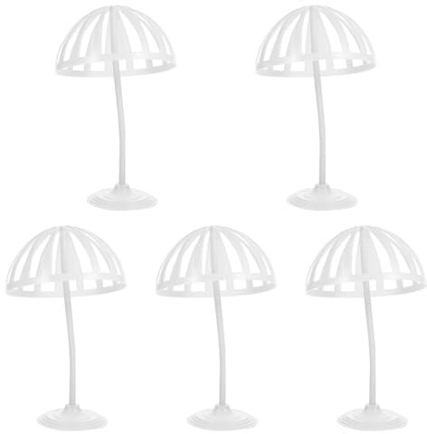 TOPBATHY 5 Pezzi Espositore Per Cappelli Supporto Per Cappello Supporto Per Display Per Parrucca Rack Di Stoccaggio In Metallo Telaio Di Stoccaggio Per Bambini Rack Di Stoccaggio Per