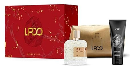 LPDO DELIRE ROUGE Cofanetto eau 100ml con pochette e 100ml bagnoschiuma