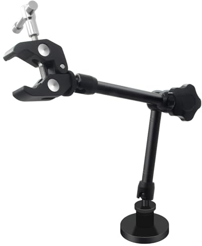 MingQiEven Helping Hands Soldering,360 Degree Rotation Hot Air Gun Frame, Camera Mounts Clamps Heat Gun Bracket Third Hand Tool for Soldering,Magnetic Helping Hands