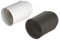 Portalámparas E-27 negro, en blister, ideal para iluminación interior y exterior, compatible con bombillas E-27.