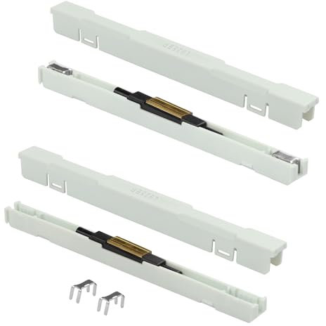 QIANRENON 125μm Simple óptica Fibra Splice FTTH Red Fibra óptica rápido Conector L925BP Desnuda Fibra óptica Frío Empalme, para Fibra Desnuda Cable Butt Extensión Reparación, 2Pcs