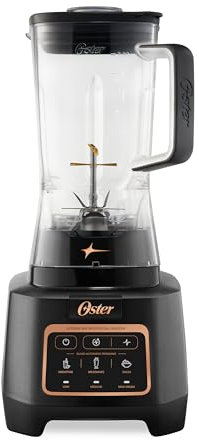 Oster Extreme Mix Blender Blender haute vitesse de 1500 W avec lame à 10 points, mixeur de cuisine de 64 onces avec programmes automatiques