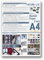 Papier Backlight A4 Rétroéclairé PRO 100 Feuilles pour Porte affiche Vitrine LED et Porte Menu Lumineux. Papier Spécial rétro éclairage NegoLuz ® pour professionnel compatible avec toute imprimante