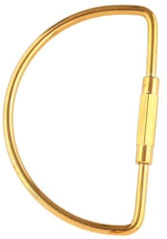 Karabiner-Schlüsselanhänger-Clip-Haken, Messing-Schraubverschluss, Schlüssellippenhaken, Schlüsselanhänger, Schlüsselanhänger, DIY-, Gut Zum Aufhängen von Schlüsseln, Flaschen,