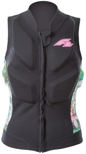 F2 Damen Prallschutz Weste Kite & Surf Weste M Schwarz 2024/25
